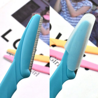 Mẫu Mới - 20 CÂY Dao Cạo Tỉa Chân Mày Có Nắp Đậy - Dao Cạo Lông Mặt Loại Tốt Sắc Bén Giúp Định Hình Chân Mày Sắc Sảo