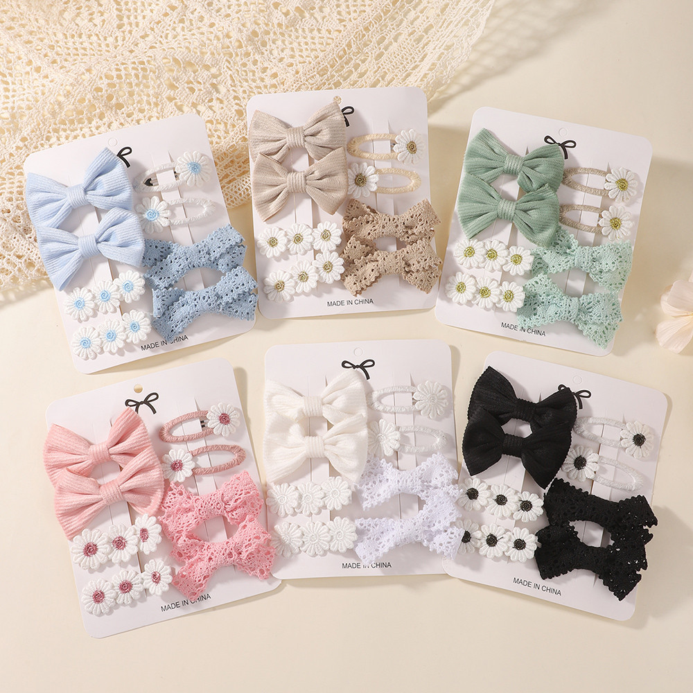 8 Chiếc Cotton Nơ Tóc Chắc Chắn Cho Bé Gái Dễ Thương Handmade Corduroy Kẹp Tóc Barrettes Mũ Mới Trẻ Em Phụ Kiện Tóc Quà Tặng