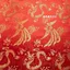 120CM Rồng Phượng Thành Hương Thổ Cẩm Vải Jacquard Trung Quốc Đỏ Lễ Hội Hanfu Giả Song Jin Lụa Drape Vải 515