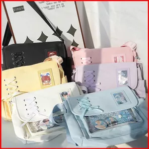 GC2 Túi đeo chéo trong suốt đa năng hàng ngày anime Nhật Bản Campus Itabag CG2