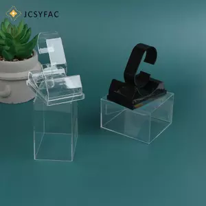 JCSYFAC Đồng Hồ Nhựa Hiển Thị Giá Đỡ Bảo Quản Trong Suốt Đồng Hồ Thông Minh Hộp Bảo Vệ Mới