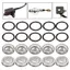 NOTE1 1 Chiếc Hồ Chứa Kính, Bụi Bẩn Gioăng Ly Hợp Phanh Bơm Gương Dầu, Phanh Chính Xi Lanh 12 Mm 18 Mm Đa Năng Xe Máy Phần