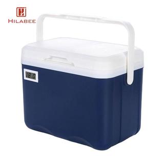 Hộp làm mát cách nhiệt HILABEE có màn hình hiển thị nhiệt độ 6L cho du lịch thương mại trên bãi biển
