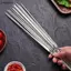 Bigapple 10 Chiếc Thép Không Gỉ BBQ Xiên Có Thể Tái Sử Dụng Nướng Sti Nĩa Dụng Cụ Cắm Trại RDG
