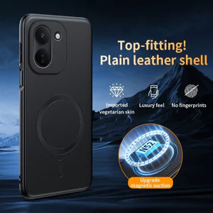 Ốp Da Cho vivo iQOO Z11 5G V2551A iQOOZ11 iQ00Z11 Ốp Điện Thoại Sang Trọng N52 Từ Tính Mạnh Sạc Không Dây Giá Đỡ Ô Tô Vỏ Chống Sốc Vỏ Bảo Vệ