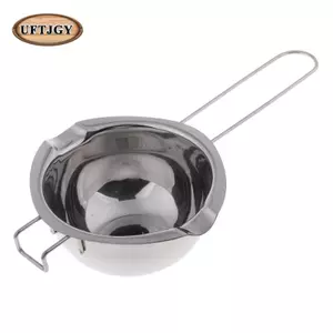 Nồi nấu chảy bằng thép không gỉ 3 miếng Nồi hơi đôi & Thìa tay cầm dài