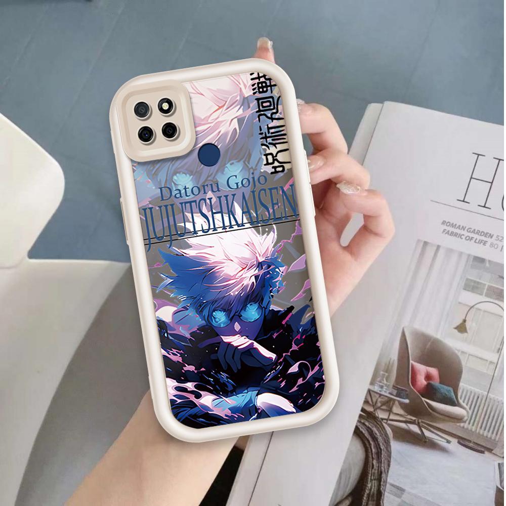 Ốp Lưng Cho Realme C12 C25 C25S C21Y C25Y C15 Narzo 30A Narzo 20 Vỏ Điện Thoại Silicon Mềm TPU Jujutsu Kaisen Sinh Viên Nam Thời Trang Mắt Thiên Thần Ốp Lưng Chống Sốc