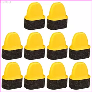 VIC 10 Chiếc Giày Ba Lan Applicator Bàn Chải Tay Cầm Công Thái Học Chăm Sóc Giày Bọt Biển Bàn Chải Cho Sáng Da Giày Đai Giày B