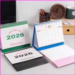 VIC 2026 Lịch máy tính để bàn Lịch hàng tháng ràng buộc đất đôi để lập kế hoạch hàng ngày
