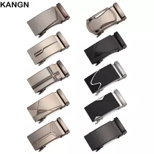Khóa thay thế thắt lưng KANGN, Khóa thắt lưng có thể điều chỉnh DIY, Đầu thắt lưng nam bằng sắt thời trang