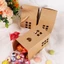 5 Chiếc Mới Dễ Thương Phong Cách Nhà Điều Trị Hộp Kraft Và Trắng Tông Hộp Đựng Kẹo Bánh Quy Và Quà Tặng Ngày Lễ Nhỏ