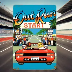 CIFbuy Arcade Racing Trang Trí Trò Chơi Người Hang Thanh Nhà Để Xe Kệ Văn Phòng Nghệ Thuật
