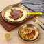 Đĩa du lịch di động PYCOU, Đĩa Salad trái cây có thể xếp chồng nhẹ, Khay kim loại sang trọng Chống rỉ sét Khay cắm trại Du lịch