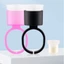 Cốc đựng nhẫn hình xăm dùng một lần AFTEROF, Đen / Hồng với giá đỡ sắc tố bằng bọt biển, giá đỡ vừa không có ngăn chia Gói riêng lẻ Trang điểm vĩnh viễn Cốc mực xăm