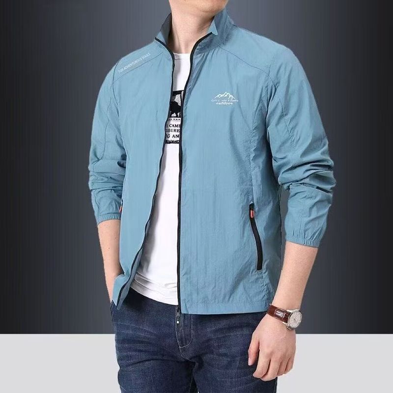 Áo khoác thể thao ngoài trời chống tia cực tím VG dành cho nam, áo gió nhẹ khô nhanh thoáng khí