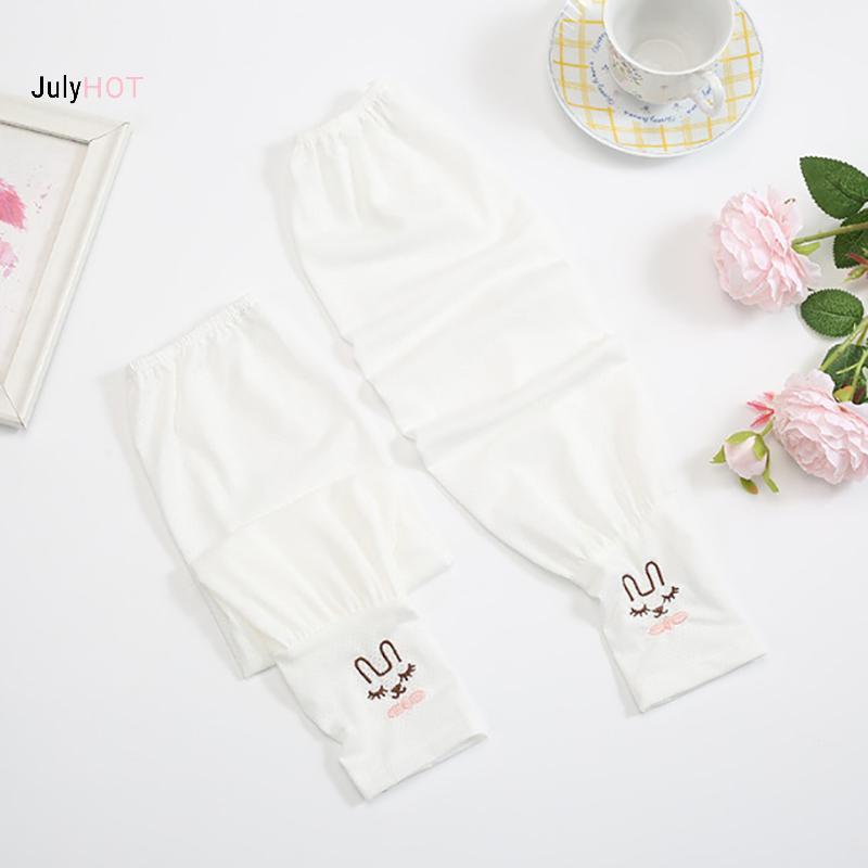 JULYHOT Bao tay lụa lạnh hè chống nắng nam nữ, tay áo dài chống tia UV, ống tay đi xe đạp, mát mẻ, thiết kế không ngón