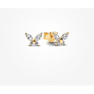 [2026 mới] Bông tai hình bướm mạ vàng 14K