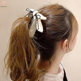 PCWFKef Thời Trang Nơ Chuối Kẹp Cho Nữ Cô Gái Ngọt Ngào Cao Đuôi Ngựa Cố Định Thanh Lịch Kẹp Tóc Mũ Đơn Giản Phụ Kiện Tóc Mới