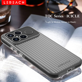 Ốp điện thoại mờ gợn sóng Lereach cho Xiaomi Poco F8 Ultra / F8 Pro Chống trượt, Mỏng, Chống vân tay, Tùy chọn nhiều màu