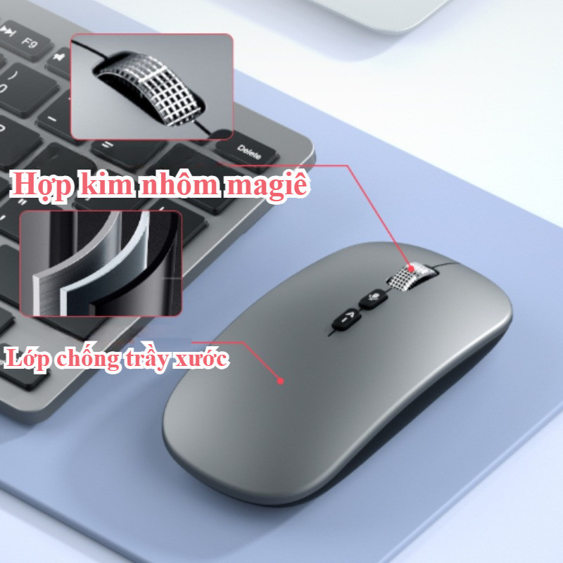 Chuột AI Thế Hệ Mới - Chuyển Giọng Nói Thành Văn Bản Chuẩn Xác, Thiết Kế Nhỏ Gọn, Sạc Nhanh Type-C