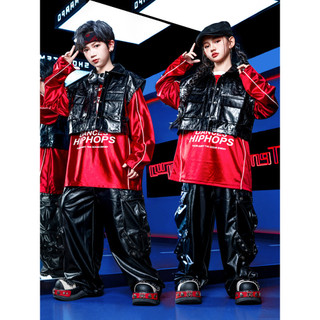 Áo Hip Hop Cho Bé Gái Đồ Nhảy Cho Đồ Nhảy Hiện Đại Bé Trai Trẻ Em Set Đồ Dance Đồ Biểu Diễn Cho Đồ Nhảy Zumba