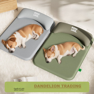 [DANDELION] Giường mèo cho chó cưng mang theo gối thảm trải giường có thể giặt được cách ly nước tiểu chống thấm nước Giường chất liệu da công nghệ
