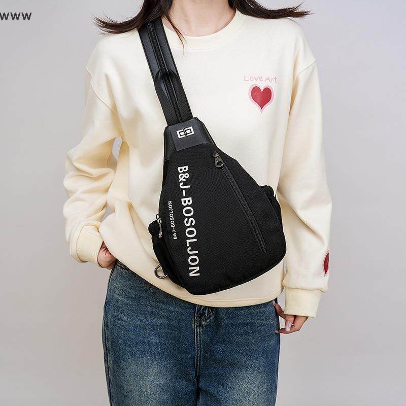 COD Casual Lady Crossbody Chest Bag Unisex Travel Backpack Multi Pocket Shoulder Bag new
