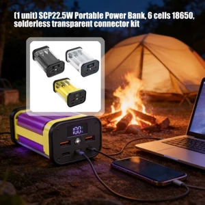 Giá đỡ nhựa ABS cho công suất 18650 Cell 22 5W có bảo vệ quá tải