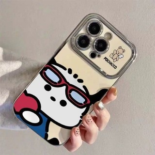 Dành Cho IPhone17 16 15 14 13 12 11ProMax XR XSMax Dễ thương KT cặp vợ chồng lớn cửa sổ điện thoại trường hợp