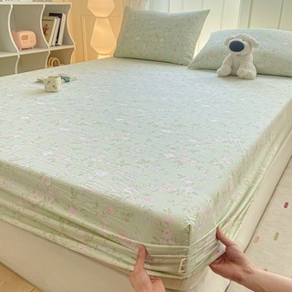 Bộ ga trải giường sợi hai lớp bằng Cotton thô loại A Bộ ba mảnh dành cho bà mẹ cho bé bao gồm tất cả các loại giường cách nhiệt Simmons