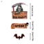 Biển hiệu cửa treo Halloween - Trang trí hiên nhà trang trại cho cửa trước