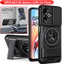 Armor Slide Lens Funda cho OPPO A59 4G Global Case Xoay Vòng Giá Đỡ Từ Tính Cho OPPO A2M 5G Trung Quốc Ốp Lưng Chân Đế Capa