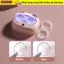 Máy làm sạch Protein BAMBOOB, Máy làm sạch ống kính tiếp xúc hoàn toàn tự động có thể sạc lại USB, Siêu âm có hộp có thể tháo rời Ống kính tiếp xúc tiệt trùng bằng tia cực tím