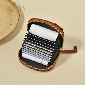PNPIA- Mini Hoạt Hình Mèo Ví Dây Kéo Ví Đựng Tiền Xu Đựng Thẻ Da PU Dễ Thương Di Động Ý Tưởng Quà Tặng Cho Trẻ Em Du Lịch Sử Dụng