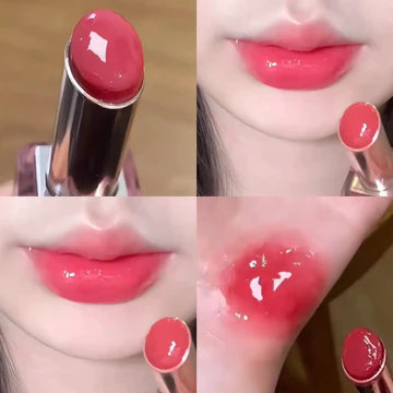 Hoa Hồng Gương Nước Chắc Chắn Son Bóng Độ bão Hòa Thấp Gương Khỏa Thân Thạch Son Môi Dưỡng Ẩm Màu Hồng Son Tint Thiên Nhiên Môi Trang Điểm