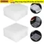 SUNKISSD 20 Cái Hộp PP Vuông, CD Trong Suốt Phong Cách Mỏng, Vỏ Di Động Có Thể Lắp Đặt Đĩa Đơn PP Hộp Cao Su Mềm DVD