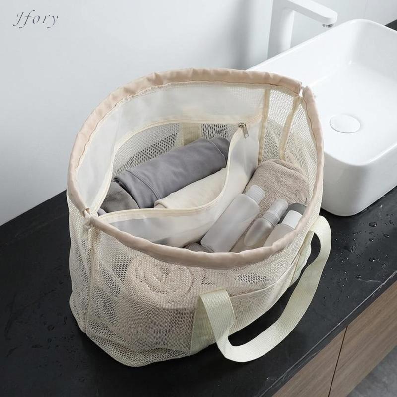 Jfory Lưới Đi Biển Túi Dành Cho Nữ Di Động Chống Thấm Nước Nhẹ Đồ Chơi Lớn Túi Bể Bơi Túi Đeo Vai Cho Du Lịch Kỳ Nghỉ Essentials