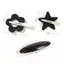 Kẹp Tóc PYCOU, Giữ An Toàn Tóc Trắng Đen Barrettes, Thiết Kế Tối Giản Ngọt Ngào Chấm Bi BB Kẹp Nữ Cô Gái Phụ Kiện Tạo Kiểu Tóc