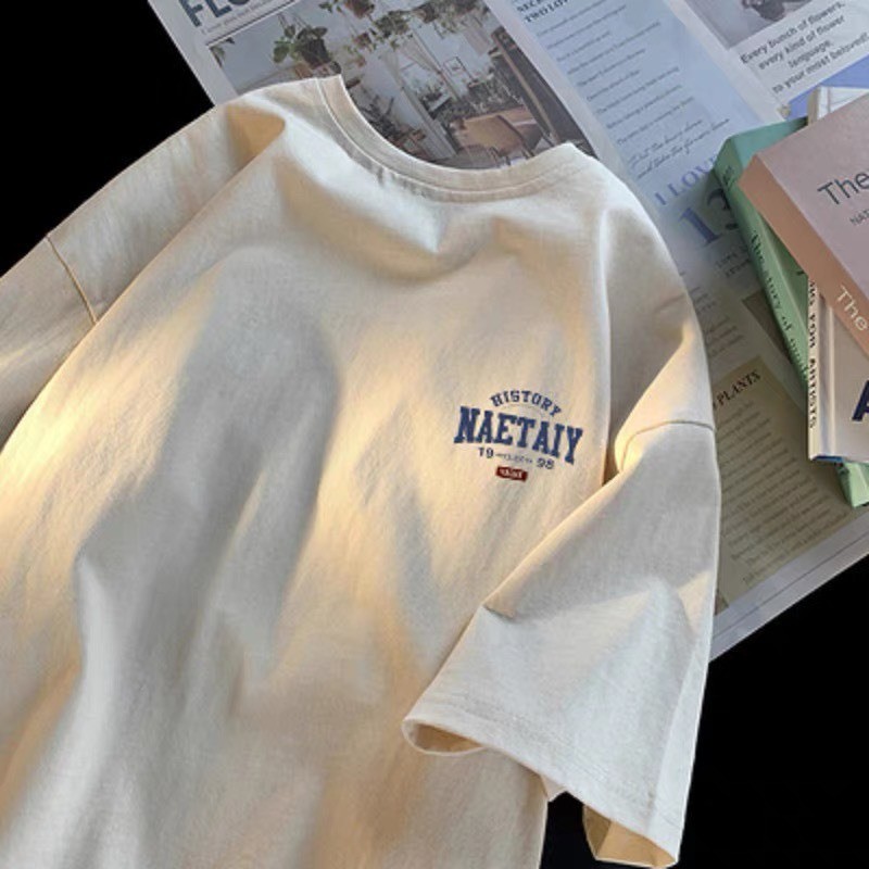 （Giao hàng 24h）Angela Áo thun unisex in chữ phông cực đẹp, form rộng chất cotton khô cao cấp, đi học, đi làm, du lịch