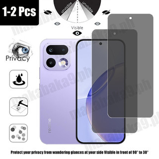 1-2 Chiếc Realme 16 Pro Kính Cường Lực Chống Nhìn Trộm Bảo Vệ Màn Hình Riêng Tư Cho Realme 16 15T 14 14x 12x 11x 11 12 Plus 5G 4G Phim Bảo Vệ Kính Chống Gián Điệp