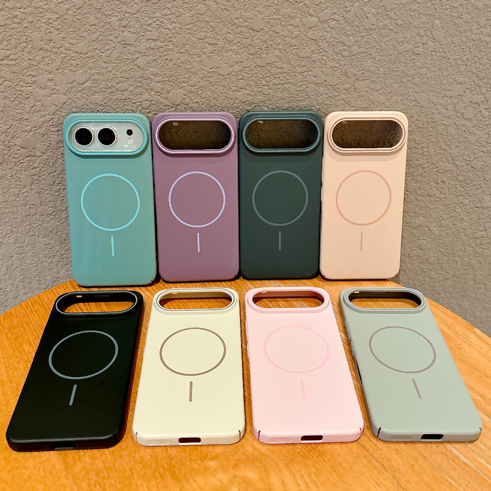 Ốp Điện Thoại Từ Tính PC Cứng Cho Honor 600 Magic 8 7 6 Pro Air Skin Feel Chống Bụi Nút Bảo Vệ Chống Rơi Vỏ Thời Trang Đơn Giản