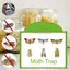 JCSYFAC 2 / 5 / 10 CHIẾC Bướm Bẫy Thức Ăn Quần Áo Nhà Bếp Thực Phẩm Vườn Nhà Kiểm Soát Dịch Hại Moth Bẫy Pheromone Moths Stier Moths Bẫy Mới