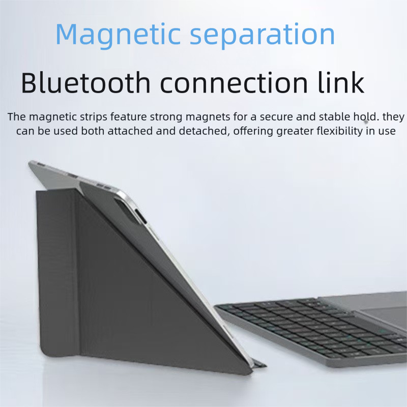Bàn phím Bluetooth gấp Touchpad Bàn phím gấp khung từ tính