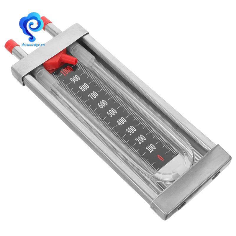 [dreamedge] Đồng hồ đo áp suất áp suất ống chữ U bằng thép không gỉ Máy đo chênh lệch Máy kiểm tra ống chân không Máy đo áp suất có độ chính xác cao