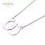 PNPIA- Kim Cương Giả Đôi Móng Ngựa Hình Chữ U Xương Đòn Dây Xích Nelace Pha Lê Ngựa Giày Mặt Dây Chuyền Nelace Cho Nữ Quà Tặng Trang Sức