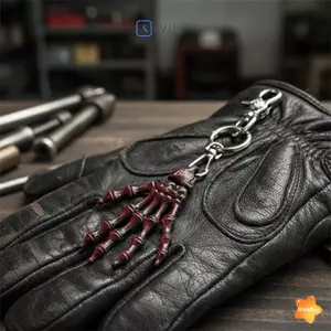 Dark Punk Skull Hand Ro Móc khóa Charm Hợp thời trang Niche Túi Mặt dây chuyền Subculture Kim loại Móc khóa Túi quà tặng quyến rũ mới