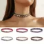 HFSHY Bla Da PU Vuông Đinh Tán Gothic Punk Chokers Cổ Áo Choker Nelace Cho Goth Gợi Cảm Nữ Cô Gái Cosplay Trang Sức Dự Tiệc VN