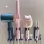 Maybest Máy uốn tóc Máy duỗi tóc Giá đỡ uốn tóc Braet Máy sấy tóc treo tường cho phòng tắm Phụ kiện gia đình {VN}