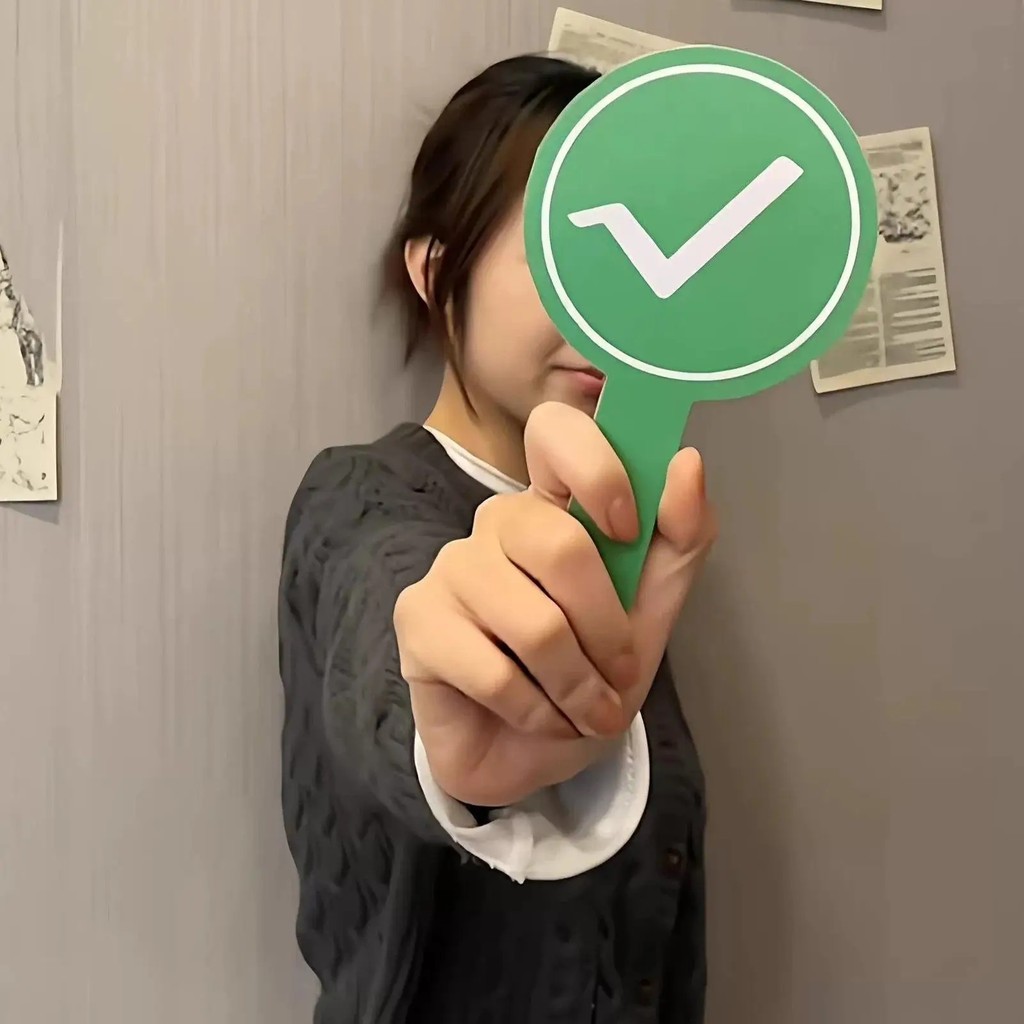 Trò chơi lớp học Chống đỡ hai mặt Phải Điểm sai bảng cầm tay Công cụ ghi điểm thẻ trả lời