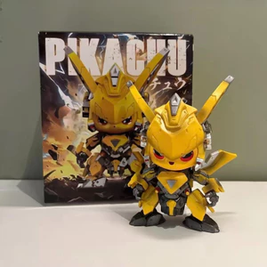 Hầu hết lời khen ngợi Búp bê Pikachu Sáng tạo Transformers Pikachu Hình Trang trí máy tính để bàn Quà tặng búp bê ô tô